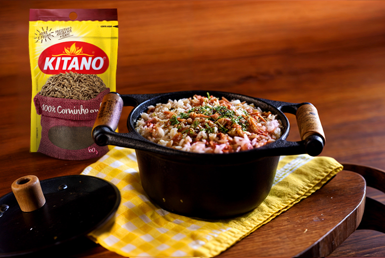 Arroz Carreteiro com Cominho