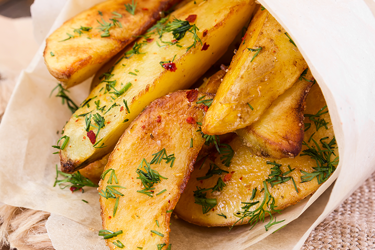 Batatas Bravas com Páprica e Pimenta-do-Reino
